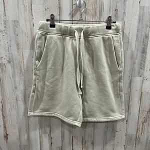 & Other Stories Tan Sweat Shorts Drawstring Cozycore Comfy Lounge Womens 2
